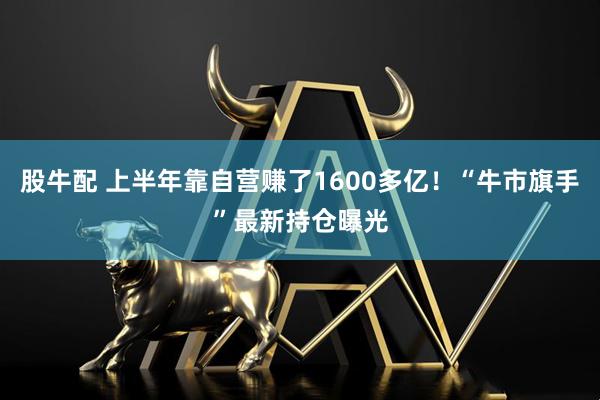 股牛配 上半年靠自营赚了1600多亿！“牛市旗手”最新持仓曝光
